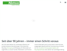 Tablet Screenshot of nehlsen.com